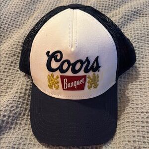 American Needle Coors Banquet Hat - Black and White